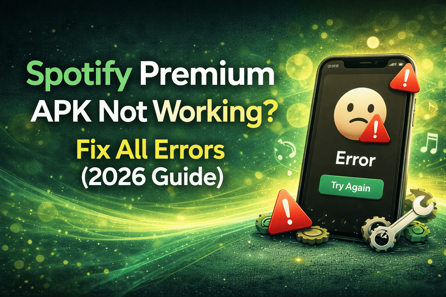 Spotify Premium APK Not Working? Fix All Errors